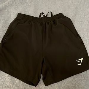 Mens Black Gym Shark Shorts
